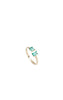 Anillo Doble Esmeraldas