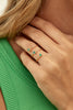 Anillo Espiral Esmeraldas