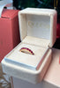 Anillo Infinity 3mm Rubí