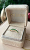 Anillo Infinity 2mm Esmeraldas